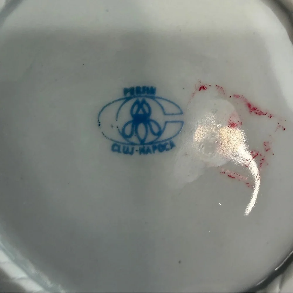 Cluj-Napoca Romanian porcelain‎ lattice dish
